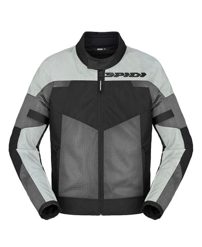 Giacca leggera Spidi Tour Net - Nero/Ghiaccio Estiva