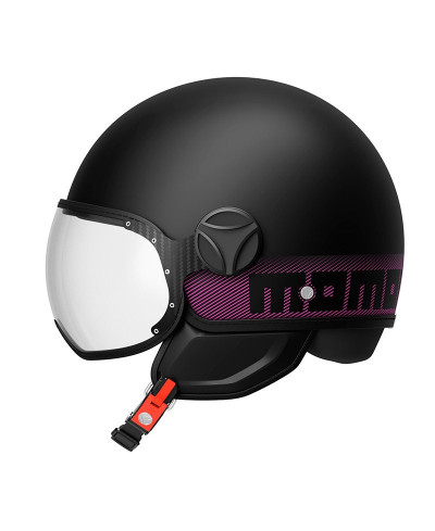 Casco MomoDesign FGTR Classic 2206 Stripes fucsia
