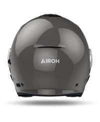 Casco Moto Jet Airoh HELYOS COLOR Grigio Scuro Lucido