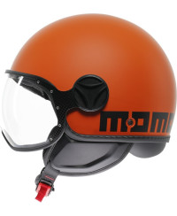 Casco Momo Design FGTR Classic 2206 Mono arancio opaco