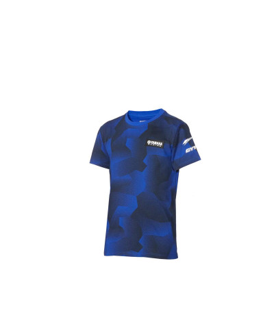 Yamaha T-shirt mimetica da bambino Paddock Blue