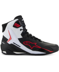 Scarpe moto Alpinestars Faster 4 nero bianco rosso