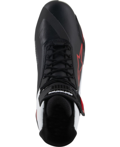 Scarpe moto Alpinestars Faster 4 nero bianco rosso