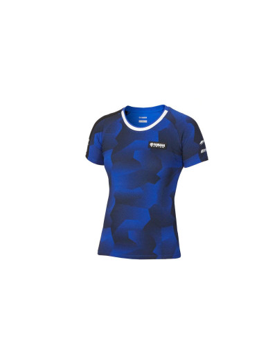 Yamaha t-shirt mimetica da donna Paddock Blue