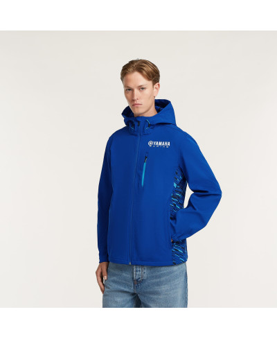 Giacca softshell Paddock Blue Team Yamaha da uomo