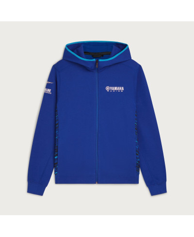 Felpa Yamaha con cappuccio da uomo Paddock Blue Team