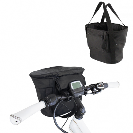 Rms CESTINO TESSUTO TELAIO ACCIAIO CON ATTACCO CLIP E-BIKE