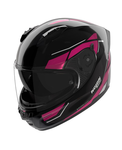 Casco Nolan N60.6 Sincrono nero fucsia