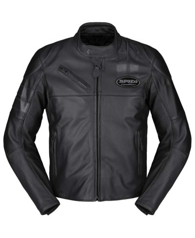 Giubbotto Moto Pelle Spidi ROAR Nero