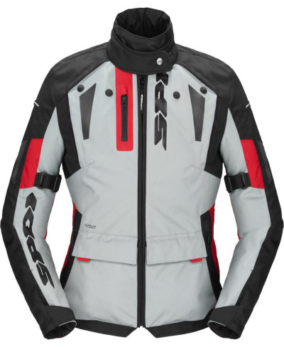 Giacca da moto Spidi Crossmaster LADY H2out Rosso| Giacca 4