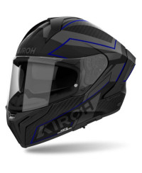 Casco moto integrale airoh matryx sentinel blu opaco