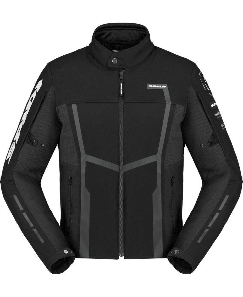 Giacca moto Spidi MotoJoy nero bianco