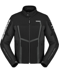 Giacca moto Spidi MotoJoy nero bianco