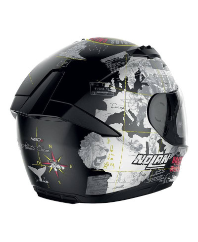 Casco integrale Nolan N60-6 Gemini Replica Carlos Checa Nero