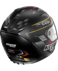 Casco integrale Nolan N60-5 SBK Nero Opaco Rosso Giallo