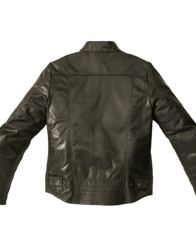 Giacca da moto Spidi Garage Titanio in pelle | Giacca 4 stagioni