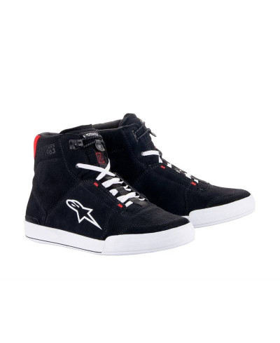 Scarpe da Moto Alpinestars Chrome Black White/Bright Red