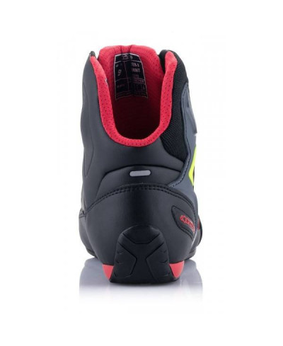 Scarpe da Moto Alpinestars FASTER-3 RIDEKNIT Nero/Rosso/Giallo