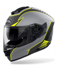 Casco da moto integrale in fibra Airoh ST.501 Type Giallo opaco
