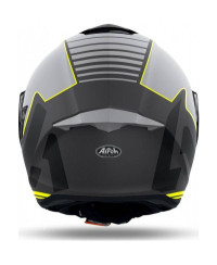 Casco da moto integrale in fibra Airoh ST.501 Type Giallo opaco