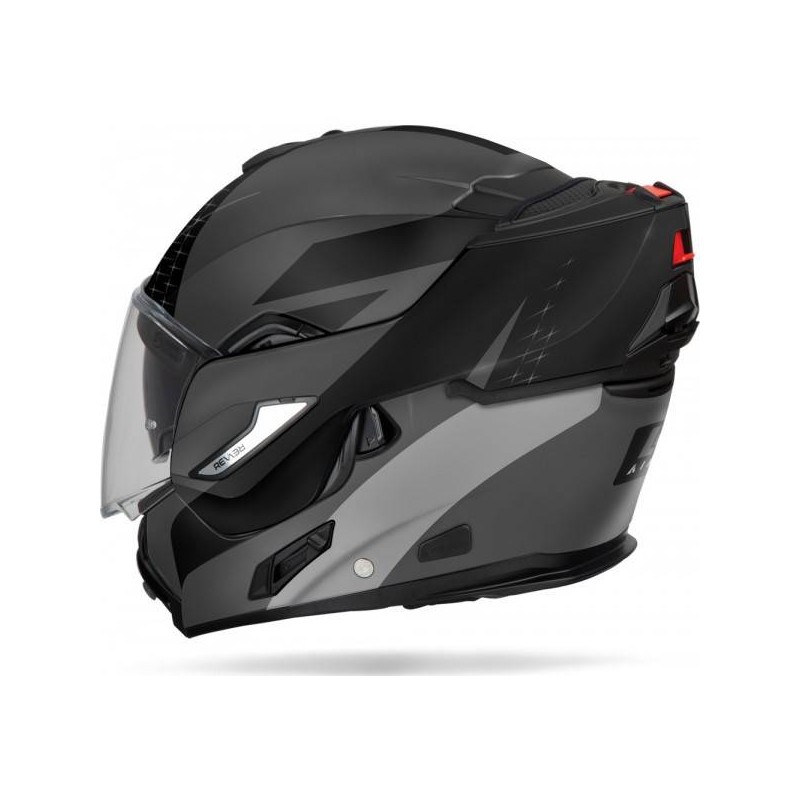 Casco modulare Airoh REV 19 Leaden Antracite opaco con