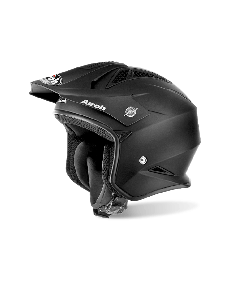 Casco jet da moto Trial Airoh Trr S Color Nero Opaco