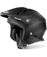 Casco jet da moto Trial Airoh Trr S Color Nero Opaco