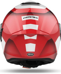 Casco da moto in fibra integrale Airoh ST.501 Dock Rosso