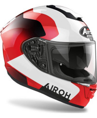 Casco da moto in fibra integrale Airoh ST.501 Dock Rosso
