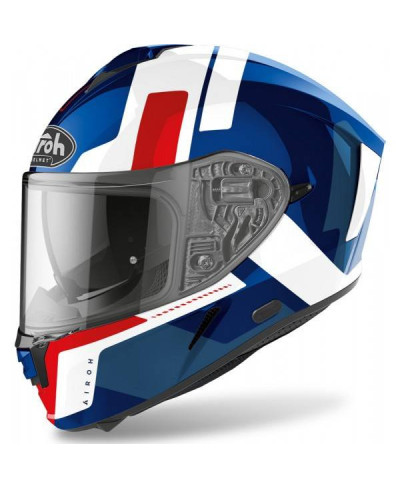 Casco integrale Airoh Spark Shogun Blu Rosso Lucido