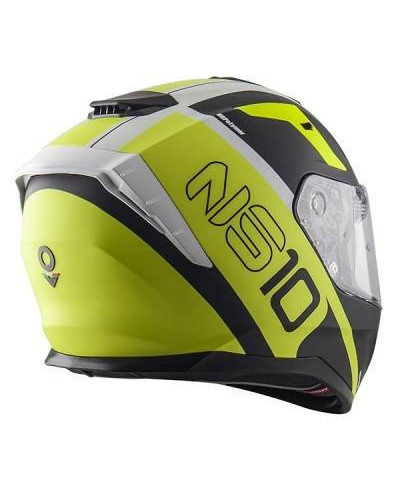 casco integrale NOS NS-10 doppia visiera Fury Yellow