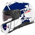 Miniatura - Casco modulare SCHUBERTH in fibra C5 ECE-06 GLOBE BLU