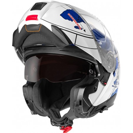 Casco modulare SCHUBERTH in fibra C5 ECE-06 GLOBE BLU