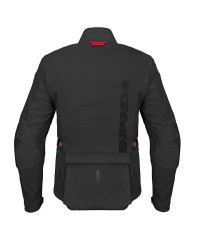 Giacca moto Spidi Frontier nero IN TESSUTO ELASTICIZZATO