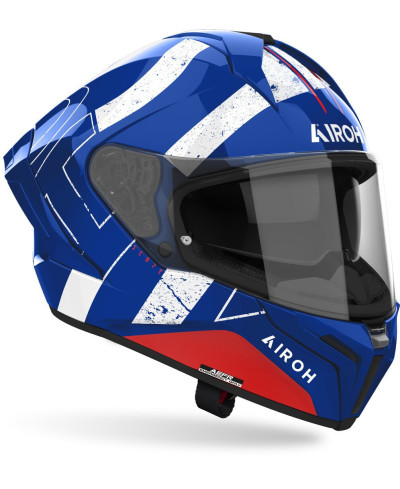 Casco integrale in fibra Airoh Matryx Scope LIGHT GREY GLOSS