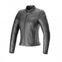 Miniatura - Giacca moto in Pelle Donna Alpinestars Tory nero