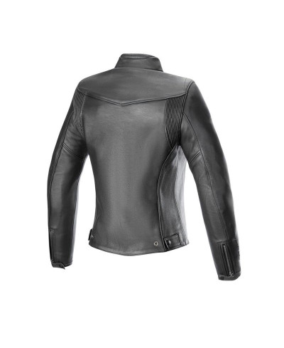 Giacca moto in Pelle Donna Alpinestars Tory nero