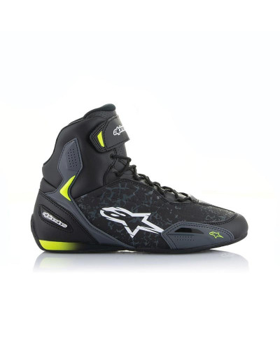 Scarpe moto Alpinestars Faster 3 nero giallo fluo