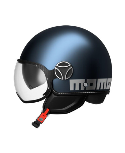 Casco Jet MomoDesign FGTR Evo 2206 Mono blu opaco