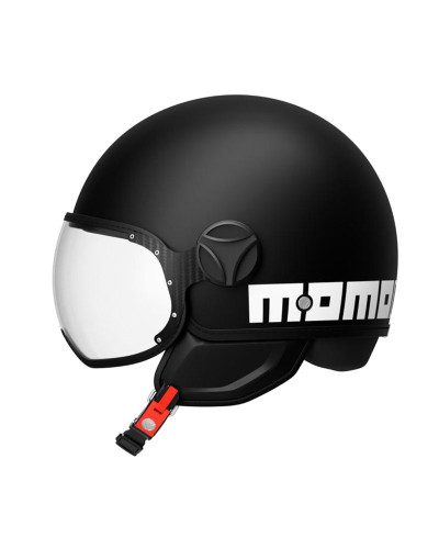 Casco Jet MomoDesign FGTR Classic 2206 Mono nero opaco