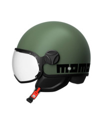Casco Jet MomoDesign FGTR Classic 2206 Mono verde opaco