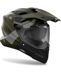 Casco touring AIROH COMMANDER 2 REVEAl verde militare