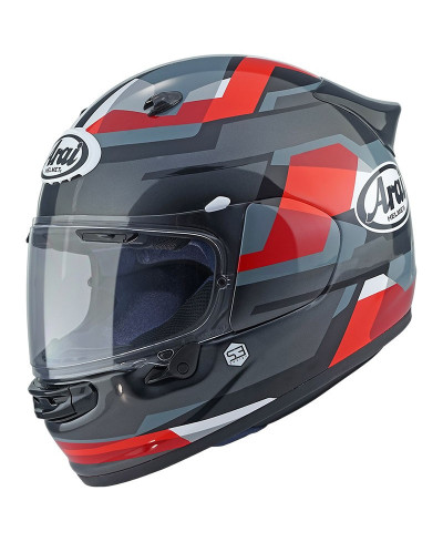 casco Integrale in fibra Arai Quantic Abstract Red ECE 22-06