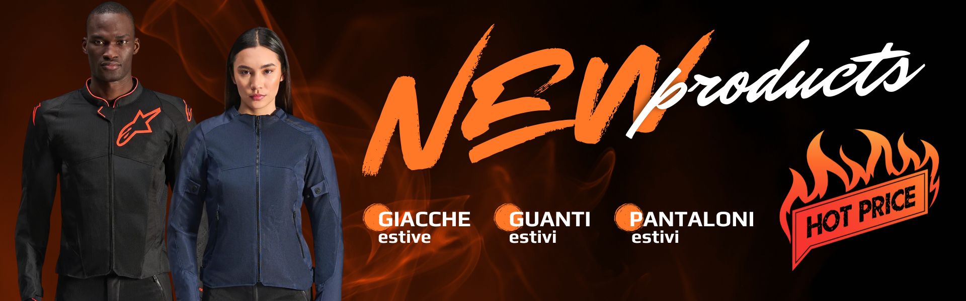 Novità giacche, guanti e pantaloni estivi